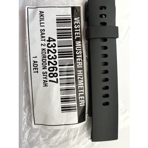 Veste Akıllı Saat 2 Kordon Siyah