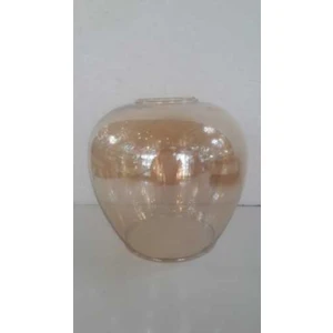 Ada Avize Bal Rengi Oval  Fanus Avize Camı E27 (Orta Çap 13 Cm,Boyu 12,5 Cm)
