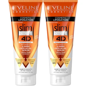 Eveline Slim Extreme 4d Yoğun İncelten+Yeniden Şekillendirici Serum 2 Adet 250 ml