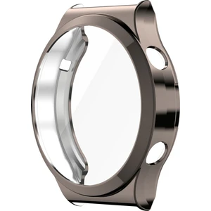 Temperlenmiş Cam Ekran Koruyucusu Elektrokürlü Tpu Çerçeve Kılıfı Huawei Watch Gt 2 Pro/klasik/spor Titanyum Si (Yurt Dışından)