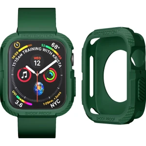 Apple Watch Serisi 7/8 41MM / Seri 6/5/4 / Se / Se (2022) 40MM Şok Geçirmez Yumuşak Tpu Akıllı Saat Kılıfı Kapağı (Yurt Dışından)