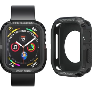 Apple Watch Serisi 7/8 41MM / Seri 6/5/4 / Se / Se (2022) 40MM Şok Geçirmez Yumuşak Tpu Akıllı Saat Kasası Kapağı (Yurt Dışından)