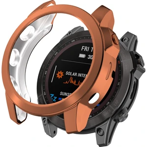 Garmin Fenix ​​7/7 Solar/7 Safir Solar Hollow Out Saat Kılıfı Izle Tpu Kapak Korucusu Ile Kapalı (Yurt Dışından)