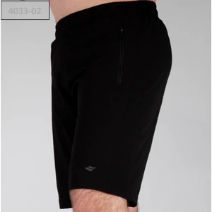 4033 Armürlü Likra Siyah Erkek Şort