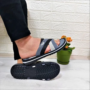 2834-2888 Gri Masaj Tabanlı Günlük Havuz Plaj Erkek Terlik