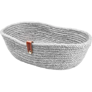 Koza Oval Sepet Küçük Gri H4369