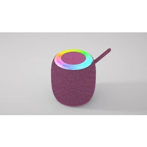 D10 Taşınabilir Rgb Ledli Bluetooth Hoparlör Usb-Fm Radyo Pembe