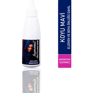 Yarı Kalıcı Saç Boyası Koyu Mavi 120 ml