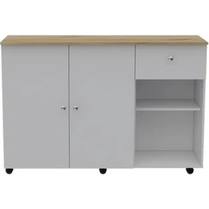 T Designo Neşe Mutfak Adası - BEYAZ-120 cm