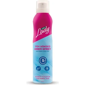Lady Tüy Dökücü Krem Sprey 150 ml Normal Ciltler İçin 5 Dakikada Pürüzsüzlük