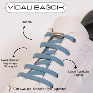 Mag Shoes 100CM Akıllı Vidalı Ayakkabı Bağcığı