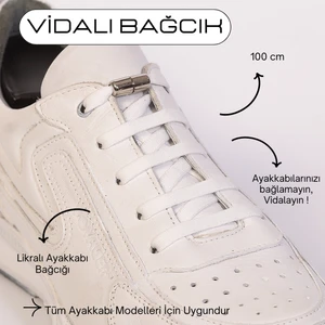 Mag Shoes 100CM Akıllı Vidalı Ayakkabı Bağcığı