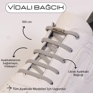 Mag Shoes 100CM Akıllı Vidalı Ayakkabı Bağcığı