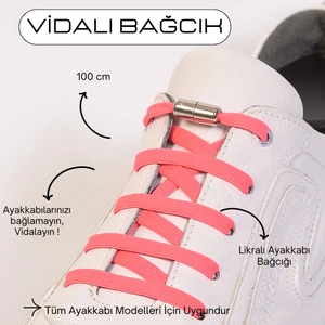 Mag Shoes 100CM Akıllı Vidalı Ayakkabı Bağcığı
