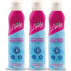 Lady Tüy Dökücü Krem Sprey 150 ml x 3 Adet