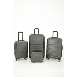 Abs Kabin Orta Büyük Ve Makyaj Boy 4'lü Travel Valiz Bavul Seti