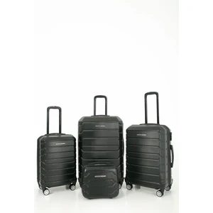 Abs Kabin Orta Büyük Ve Makyaj Boy 4'lü Travel Valiz Bavul Seti