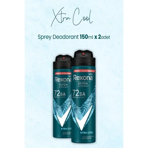 Men Sprey Deodorant Xtra Cool 150 ml x 2 Adet