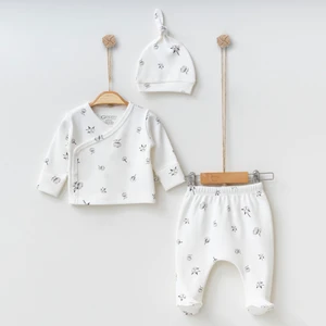 O'baby Pamuk Desenli 3'lü Set