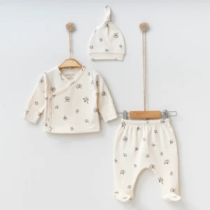 O'baby Pamuk Desenli 3'lü Set