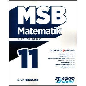 Eğitim Vadisi Yayınları 11.Sınıf Matematik MSB (Multi Soru Bankası)