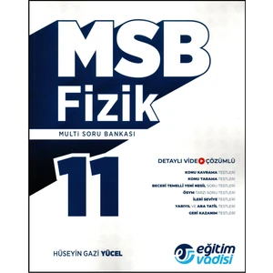 Eğitim Vadisi Yayınları 11.Sınıf Fizik MSB (Multi Soru Bankası)
