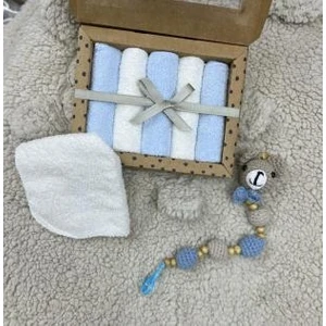 %100 Pamuk Bebek Havlu Ağız Mendili