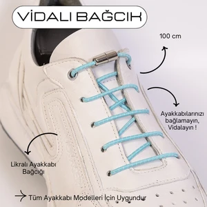 100CM Akıllı Vidalı Ayakkabı Bağcığı