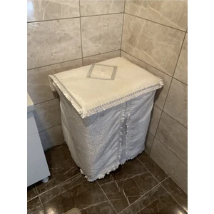 Çalışkan Çeyiz Evi Çamaşır Makinesi Örtüsü - Krem