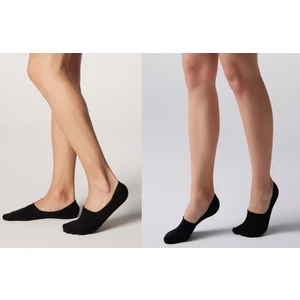 Nova Socks Premium Dikişsiz Bambu Görünmez Babet Çorap 4lü Siyah