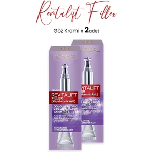 L'Oréal Paris Loreal Paris Revitalift Filler  Göz Kremi 15 ml x 2 Adet