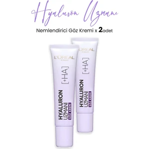 L'Oréal Paris Loreal Paris Hyaluron Uzmanı Nemlendirici Krem Göz 15 ml x 2 Adet