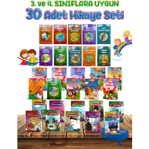 3. Ve 4. Sınıflara Okumayı Sevdiren 30'Lu Hikaye Seti