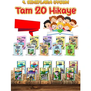 4. Sınıflara Uygun Öğretmen Tavsiyeli Okumayı Sevdiren 20'Li Hikaye Seti