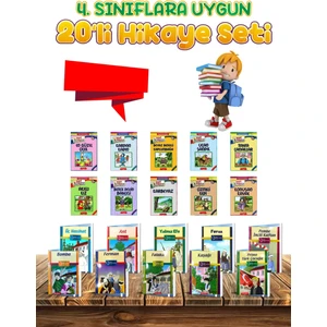 4. Sınıflara Uygun Öğretmen Tavsiyeli Okumayı Sevdiren 20'Li Hikaye Seti