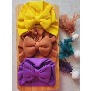 Seher Bebe Butik Bebek Kaşkorse Bone & Bere 3'lü Set