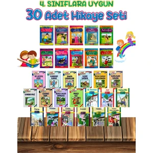 4. Sınıflara Okumayı Sevdiren 30'Lu Hikaye Seti