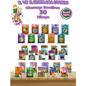 2. Ve 3. Sınıflara Uygun Okumayı Sevdiren Öğretmen Tavsiyeli Okumayı Sevdiren 30'Lu Hikaye Seti