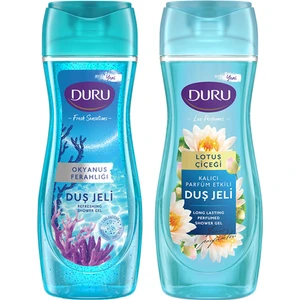 Okyanus Ferahlığı Duş Jeli 650 ml + Duru Lotus Çiçeği Duş Jeli 650 ml