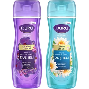 Orkide Özleri Duş Jeli 650 ml + Duru Lotus Çiçeği Duş Jeli 650 ml