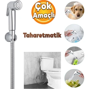 Ara Musluk Filtreli Tuvalet Wc Banyo Klozet Bide Taharet Musluğu Bebek Hayvan Araba Yıkama Musluğu