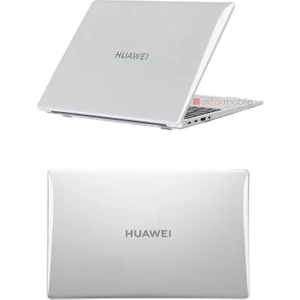 Huawei Matebook D16 2023 Uyumlu Kılıf Koruyucu Kapak Parlak Şeffaf Tasarım Hava Kanallı Tam Koruma