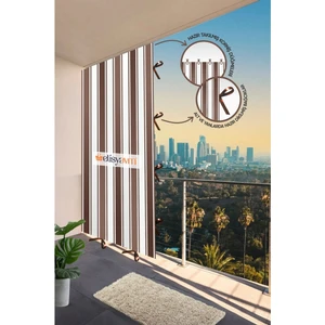 Diamon Dila Balkon Perdesi Branda+Güneşlik+Gölgelik