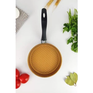 Alüminyum Döküm Mini Yuvarlak Tava Sarı - MNB05532