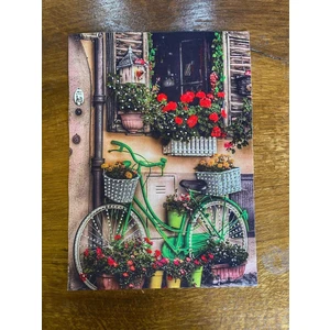 Gönülden Tasarım 28X22 cm Taşlı Işleme Bisikletli Aplike Arma Yama Dikiş Hobi Aksesuarı