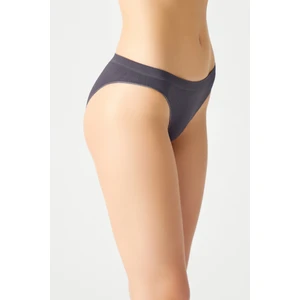 Los Ojos Antrasit Fitilli Seamless Klasik Külot Ribbed Classic