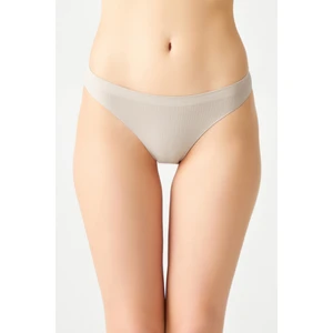Los Ojos Ten Fitilli Seamless Klasik Külot Ribbed Classic