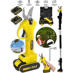 Alman Profesyonel 128 Vf 10 Ah 2 Metre Teleskopik Uzatma Akülü Bağ Makasi Dal Budama Kesme Makasi Makinesi