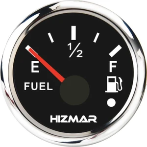 Siyah Yakıt Seviye Göstergesi - Özel Tasarım Alarm Ikazlı Ledli
