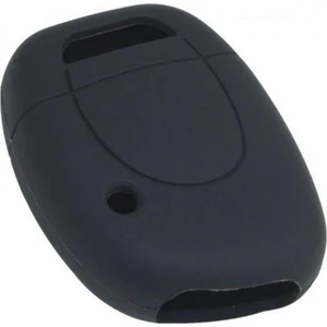 Kontak Anahtar Kumanda Koruyucu Kilif Silikon 1 Tuş Siyah Renault Clio-Kangoo-Megane-Twingo 1 Clio Symbol